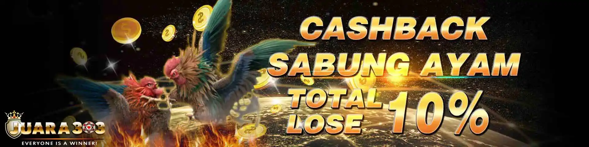Cashback Loses 10% Sabung Ayam Online